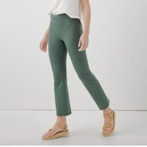 Pact Green Wmns Organic Cotton On The Go Bootcut Pant Legging S Athleisure Comfy